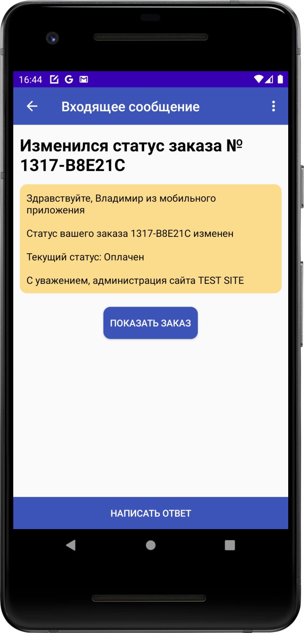 Детальный просмотр сообщения